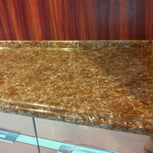 Piedra artificial Mármol Piedra de cuarzo Lg Hi-macs Encimeras de superficie sólida acrílica