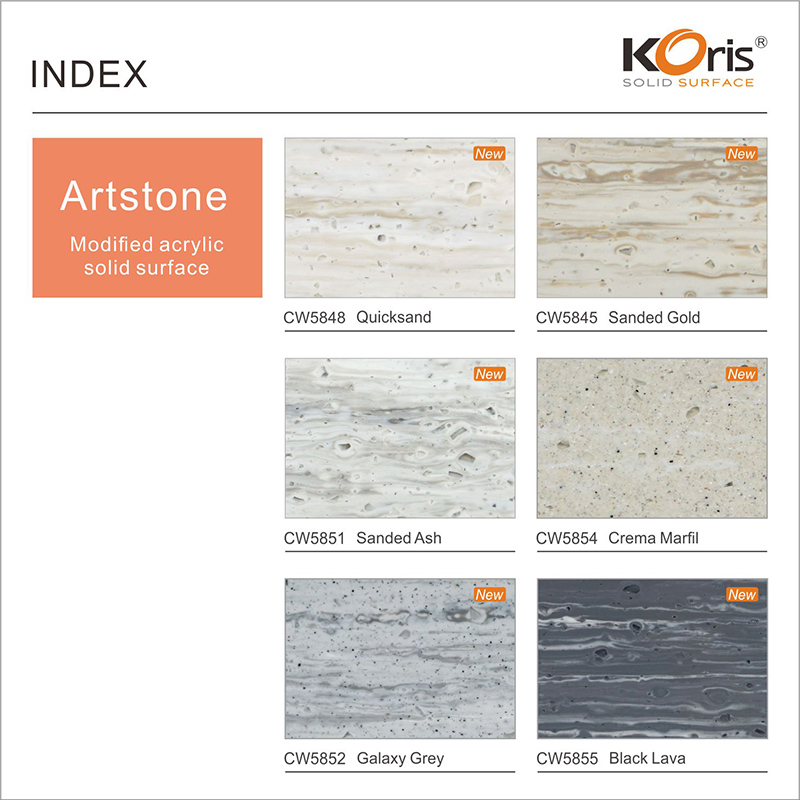 Bathroom Vanity Top Marble Colors Solid Surface Solid Countertop Material 
