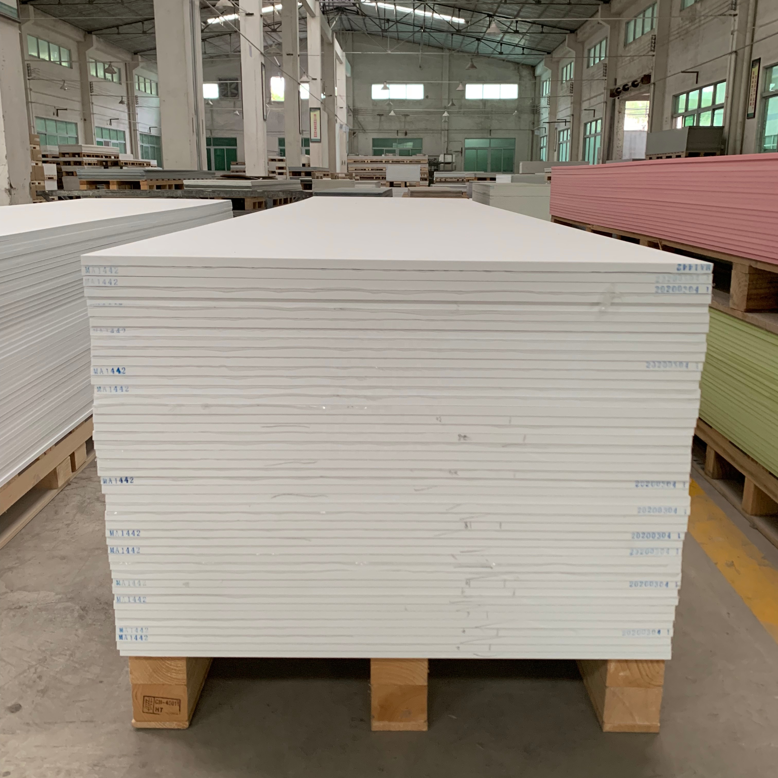 Factory Price Solid Surface Sheet Different Colors Acrylic Counter Tops Sheet Countertop