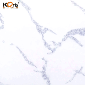Mármol artificial Calacatta White HW6801 Superficie sólida acrílica