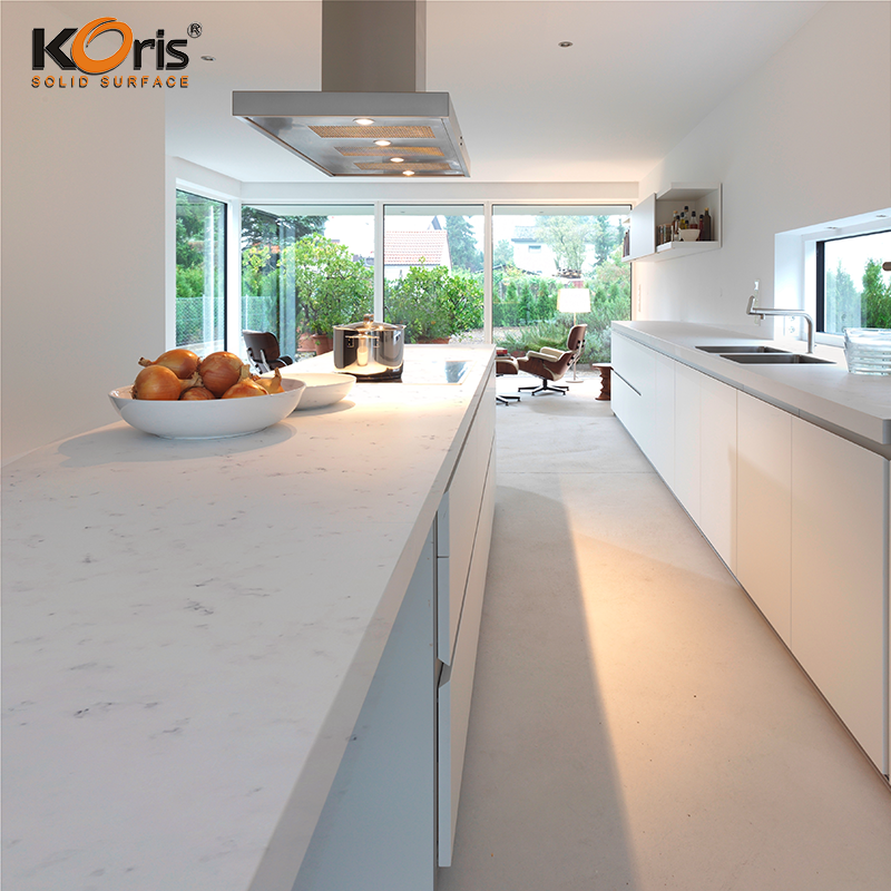 Calacatta White Carrara Белый искусственный мрамор