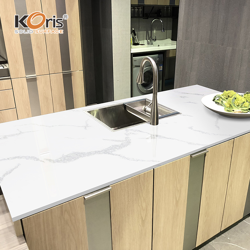 Calacatta Искусственный мрамор/Aritificial Marble Big Slab/Искусственная каменная мебель