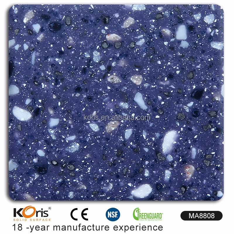 3mm Thickness Solid Surface Multicolor Acrylic Kitchen Countertops Sheet