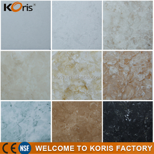 China Koris Precio de fábrica Termoformado Resistencia al calor Piedra de mármol artificial ignífuga para material de construcción