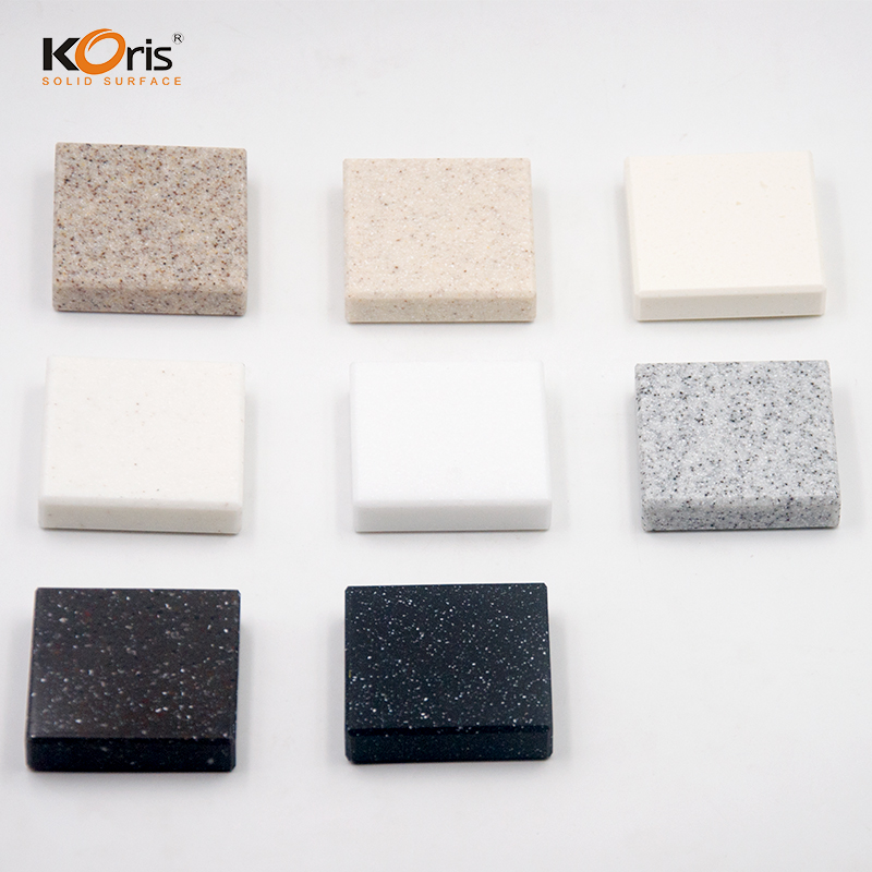 Surface solide de couleur marbre pur de vente chaude en Arabie Saoudite