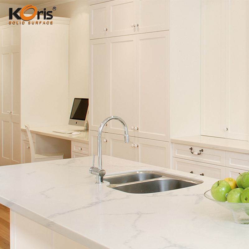 Calacatta White Carrara Белый искусственный мрамор