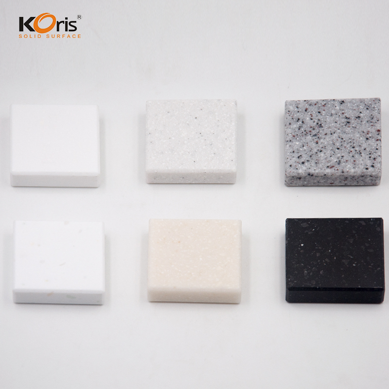 Surface solide de couleur marbre pur de vente chaude en Arabie Saoudite