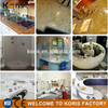  Fully Automated Production quartz stone countertops linen solid marble countertops