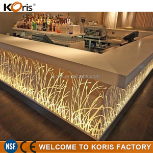 Kitchen Furniture Acrylic Solid Surface Stone Table Top