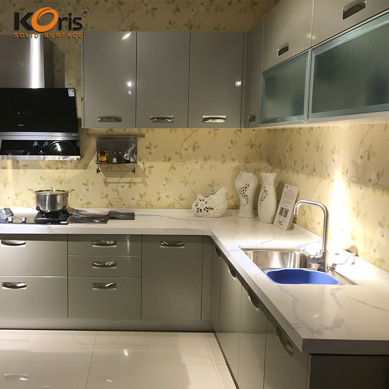 Calacatta White Carrara Белый искусственный мрамор