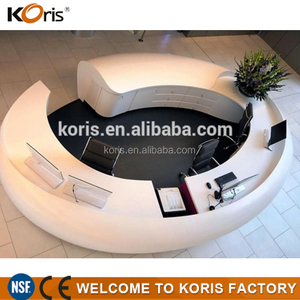 Solid Surface Artificial Marble Reception Counter