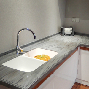 Hvid farve mable storplade Tilpas Samsung Acrylic Solid Surface bordplader