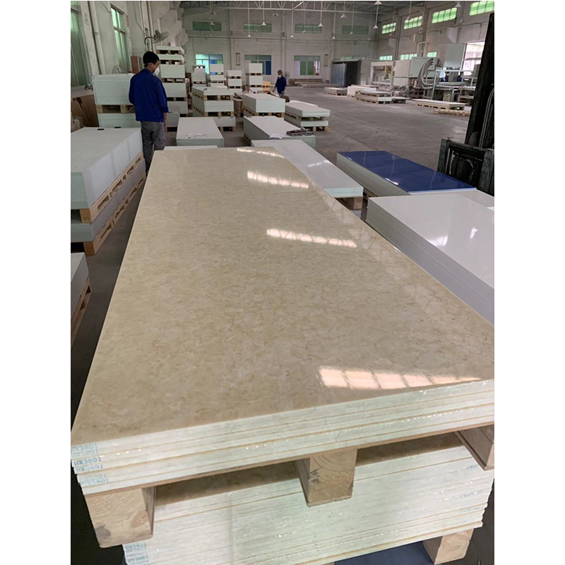 Koris Solid Surface Factory Big Slab Faux Stone Encimera de acrílico de diferentes colores